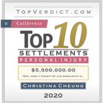 Top 10 settlements 2020 Christina Cheung