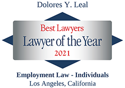 Dolores Y. Leal - Best Lawyers - Lawyer of the Year 2021 | Employment Law - Individuals | Los Angeles, California